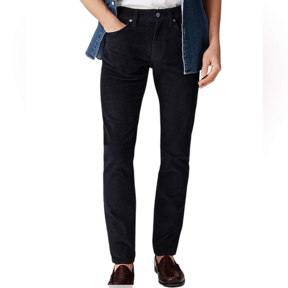 J. Crew 484 Slim-fit Corduroy Pants Navy Size 32x32